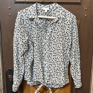 J. Jill button up top